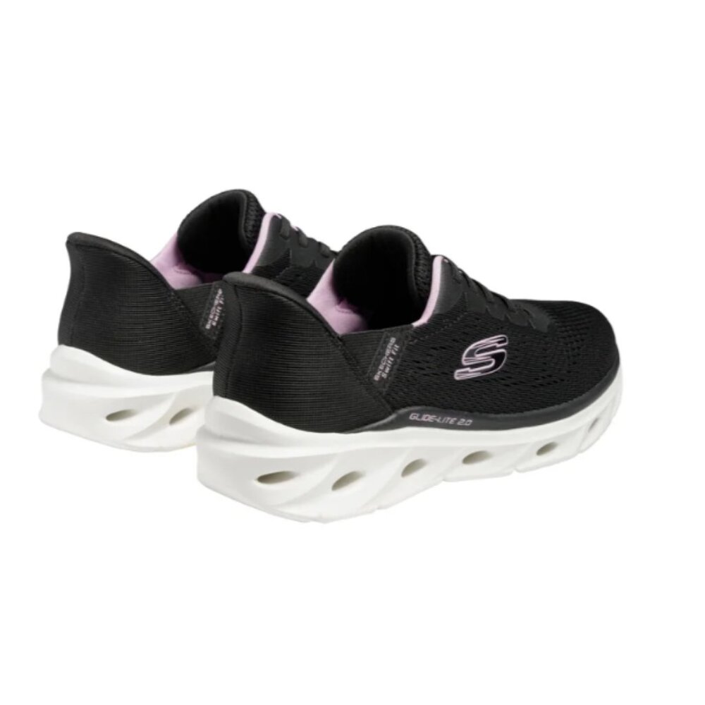 Skechers Women's Glide Step Sneaker Black - Picture 3 of 5